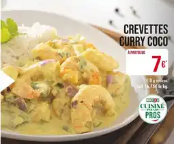 Match Match Crevettes Curry Coco offre