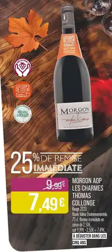 Match Thomas Collonge Morgon AOP Les Charmes offre