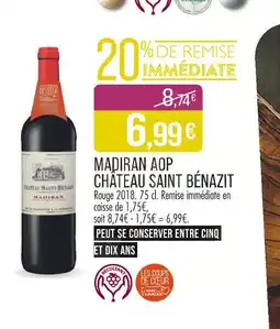 Match CHÂTEAU SAINT BÉNAZIT Madiran AOP offre