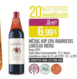 Match Château Méric Médoc AOP Cru Bourgeois offre