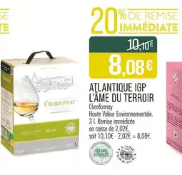 Match l'ame L’ÂME DU TERROIR Atlantique IGP L'âme du terroir offre