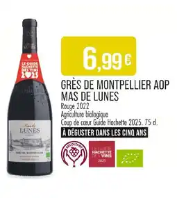 Match Mas de Lunes Grès de Montpellier AOP offre