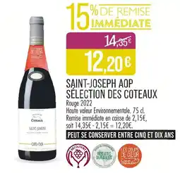 Match Cave de Tain Saint-Joseph AOP Sélection des coteaux offre