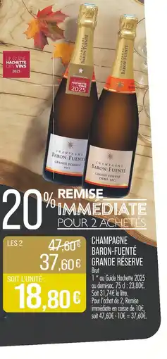 Match Baron-Fuenté Champagne Grande Réserve offre