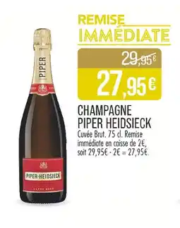 Match Piper Heidsieck Champagne offre