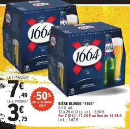 E.Leclerc Bière blonde 1664 offre