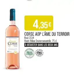 Match CORSE AOP L’ÂME DU TERROIR CORSE AOP offre