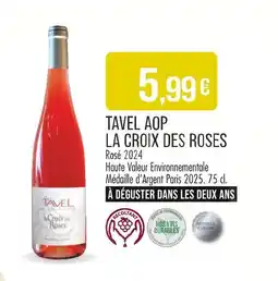 Match Tavel aop la croix des roses offre