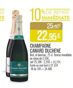 Match Canard Duchene Champagne offre