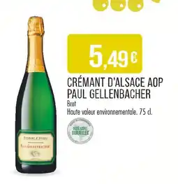 Match Paul Gellenbacher Crémant d'Alsace AOP offre