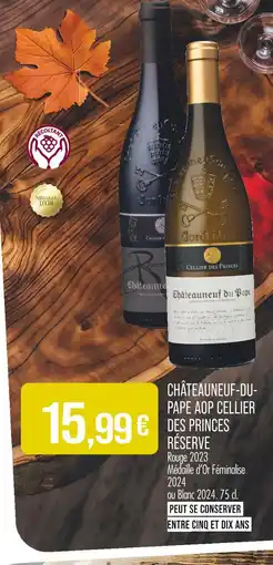 Match Cellier des Princes Châteauneuf-du-Pape AOP Réserve offre