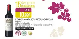 Match Château de Cruzeau Pessac Léognan AOP offre
