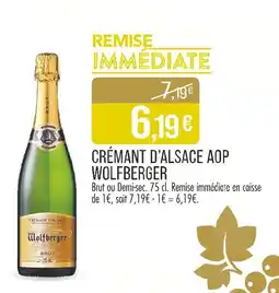 Match Wolfberger Crémant d'Alsace AOP offre