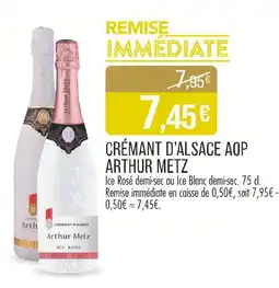 Match Arthur Metz Crémant d'Alsace AOP offre