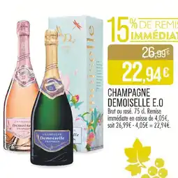 Match Demoiselle Vranken Champagne E.O offre