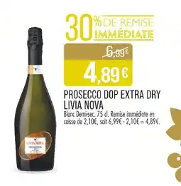 Match Prosecco dop extra dry livia nova offre