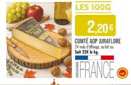 Match Juraflore Comté AOP offre