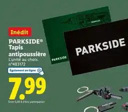 Lidl PARKSIDE Tapis antipoussière offre