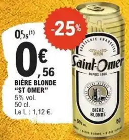 E.Leclerc Bière blonde st omer offre