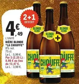 E.Leclerc Bière blonde la chouffe offre