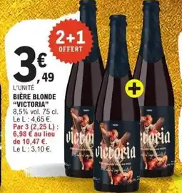 E.Leclerc Bière blonde victoria offre