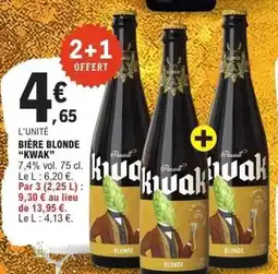 E.Leclerc Bière blonde kwak offre