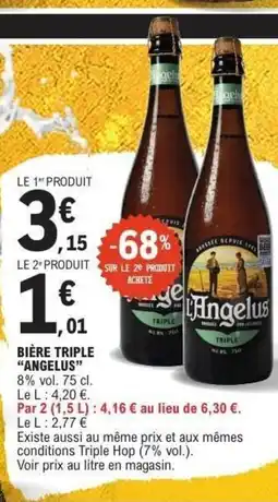 E.Leclerc Bière triple angelus offre