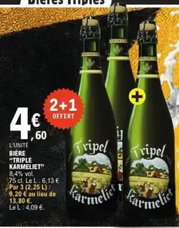 E.Leclerc Bière triple karmeliet offre