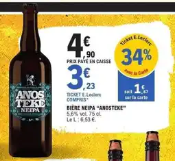 E.Leclerc Bière neipa anosteke offre