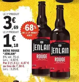 E.Leclerc Bière rouge jenlain offre