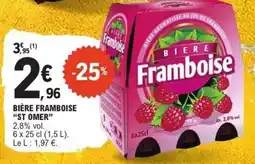 E.Leclerc Bière framboise st omer offre
