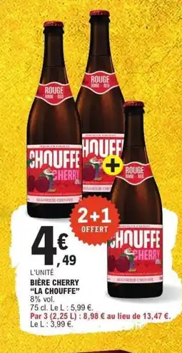 E.Leclerc Bière cherry la chouffe offre