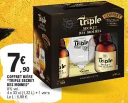 E.Leclerc Coffret bière triple secret des moines offre