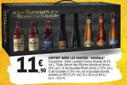 E.Leclerc Coffret bière les saveurs goudale offre