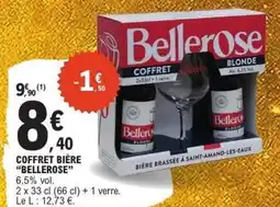 E.Leclerc Coffret bière bellerose offre