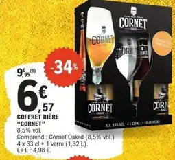 E.Leclerc Coffret bière "\cornet offre