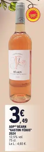 E.Leclerc Aop béarn "gaston fébus" 2024 offre