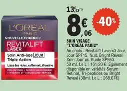 E.Leclerc Soin visage "l'oréal paris" offre