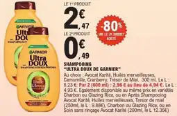 E.Leclerc Shampooing ultra doux de garnier offre