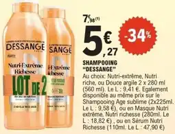 E.Leclerc Shampooing dessange offre