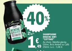 E.Leclerc Shampooing douche 3en1 cottage offre