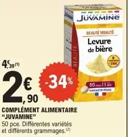E.Leclerc Complément alimentaire juvamine offre