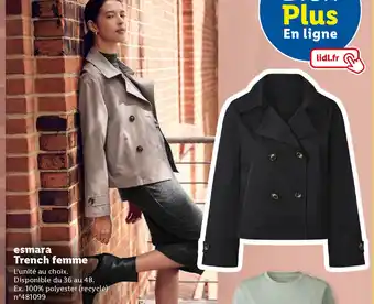 Lidl Trench femme offre