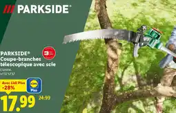 Lidl Parkside coupe-branches télescopique avec scie offre