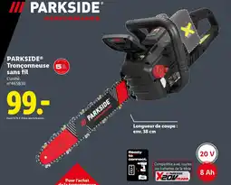 Lidl Parkside tronçonneuse sans fil offre