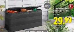 Lidl Livarno home coffre de jardin offre