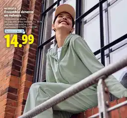 Lidl Ensemble détente en velours offre