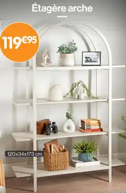 b&m Etagère arche offre