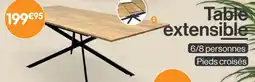 b&m Table extensible 6/8 personnes offre