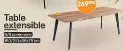 b&m Table extensible 6/8 personnes offre